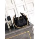 Replica di lusso Borse Chanel 25 piccola Hobo tweed multicolore AS5631 Nero Imitazioni Cloni Borse Chanel 25 piccola Hobo tweed multicolore AS5631 Nero firmate
