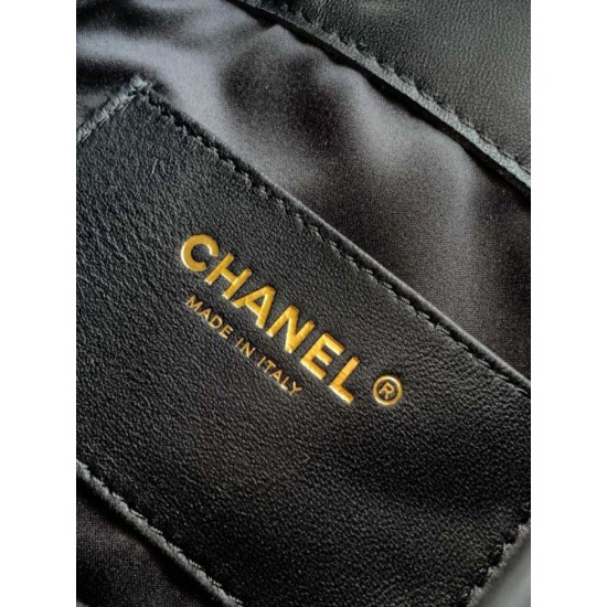 Replica di lusso Borse Chanel 25 piccola Hobo tweed multicolore AS5631 Nero Imitazioni Cloni Borse Chanel 25 piccola Hobo tweed multicolore AS5631 Nero firmate