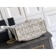 Replica di lusso Borse Chanel 25 piccola Hobo tweed multicolore AS5631 bianca Imitazioni Cloni Borse Chanel 25 piccola Hobo tweed multicolore AS5631 bianca firmate