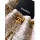 Replica di lusso Borse Chanel 25 piccola Hobo tweed multicolore AS5631 bianca Imitazioni Cloni Borse Chanel 25 piccola Hobo tweed multicolore AS5631 bianca firmate