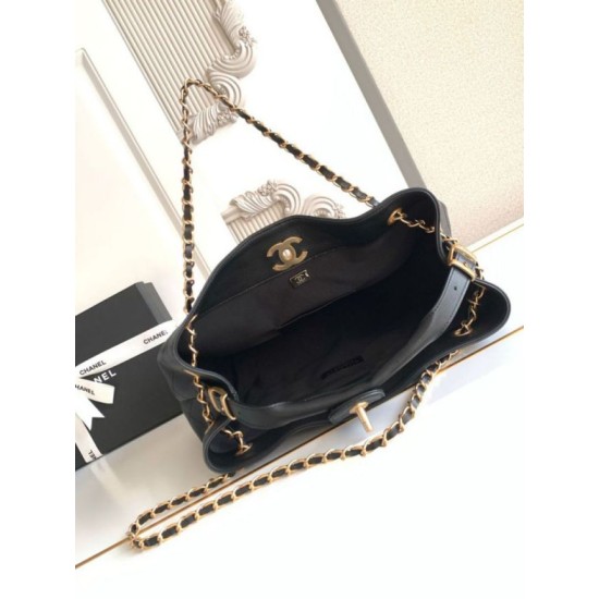 Replica di lusso Borsa a tracolla/shopping Chanel Coco piccola AS5634 Nero Imitazioni Replica Perfetta Borsa a tracolla/shopping Chanel Coco piccola AS5634 Nero firmate