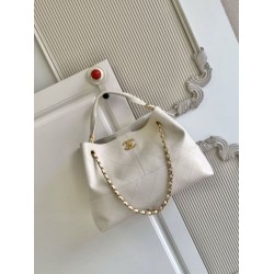Borse a tracolla/shopping Chanel Coco piccola AS5634 Bianco