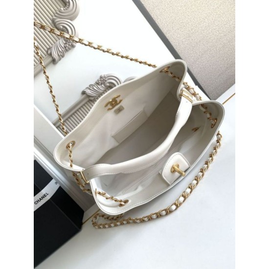Replica di lusso Borse a tracolla/shopping Chanel Coco piccola AS5634 Bianco Imitazioni Cloni Borse Replica a tracolla/shopping Chanel Coco piccola AS5634 Bianco firmate