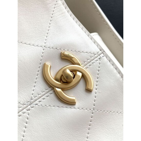 Replica di lusso Borse a tracolla/shopping Chanel Coco piccola AS5634 Bianco Imitazioni Cloni Borse Replica a tracolla/shopping Chanel Coco piccola AS5634 Bianco firmate