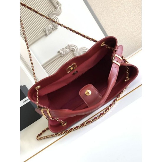 Replica di lusso Borsa a tracolla/shopping Chanel Coco piccola AS5634 Rosso Imitazioni Cloni Borsa a tracolla/shopping Chanel Coco piccola AS5634 Rosso firmate