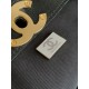 Replica di lusso Borsa shopping Chanel 25A piccola stile Hobo AS5634 scamosciata/agnello Nero Imitazioni Cloni Borsa shopping Chanel 25A piccola stile Hobo AS5634 scamosciata/agnello Nero firmate
