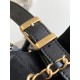 Replica di lusso Borsa shopping Chanel 25A piccola stile Hobo AS5634 scamosciata/agnello Nero Imitazioni Cloni Borsa shopping Chanel 25A piccola stile Hobo AS5634 scamosciata/agnello Nero firmate