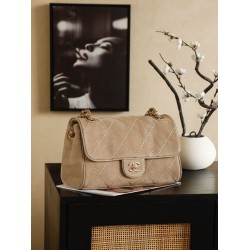 Chanel Maxi Flap scamosciata Marrone Chanel Maxi Flap scamosciata Marrone