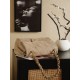 Replica di lusso Borse Chanel Maxi Flap scamosciata Marrone Imitazioni Replica Borse Chanel Maxi Flap scamosciata Marrone firmate