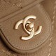 Replica di lusso Borse Chanel Maxi Flap scamosciata Marrone Imitazioni Replica Borse Chanel Maxi Flap scamosciata Marrone firmate