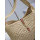 Replica di lusso Borsa hobo YSL Saint Laurent Le 5 à 7 in rafia Naturale Imitazioni Cloni Borsa hobo YSL Saint Laurent Le 5 à 7 in rafia Naturale firmate