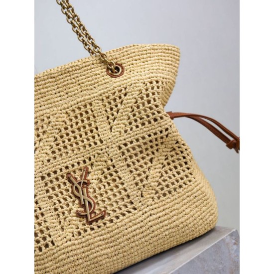 Cloni Borse shopping Jamie YSL Saint Laurent Rafia firmate