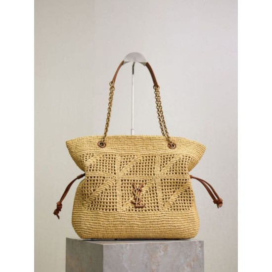 Cloni Borse shopping Jamie YSL Saint Laurent Rafia firmate