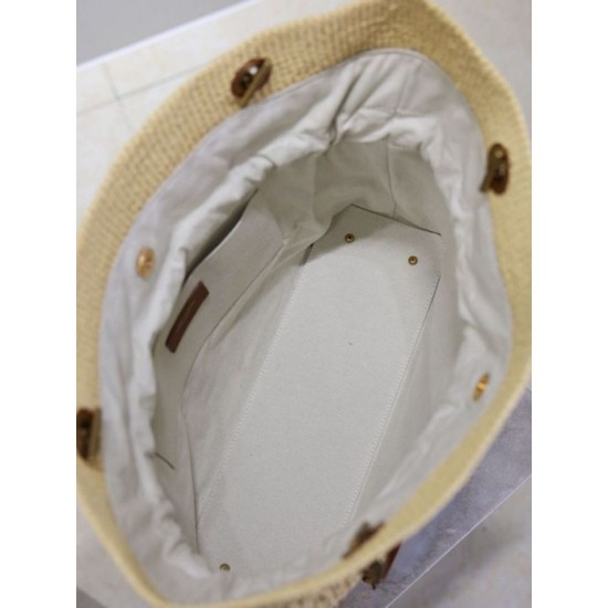 Replica di lusso Borse shopping Jamie YSL Saint Laurent Rafia Naturale Imitazioni Cloni Borse shopping Jamie YSL Saint Laurent Rafia Naturale firmate