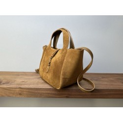 Borse tote YSL Saint Laurent Le 5 À 7 Baby Bea scamosciata Borse tote YSL Saint Laurent Le 5 À 7 Baby Bea scamosciata
