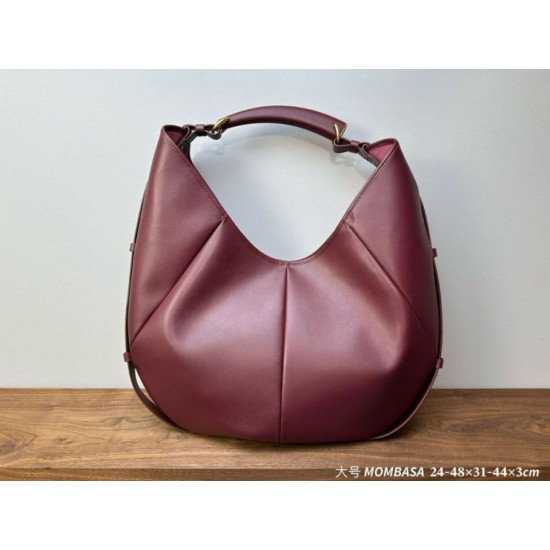 Replica di lusso Borsa a tracolla grande YSL Saint Laurent Mombasa Borgogna Imitazioni Cloni Borsa a tracolla grande YSL Saint Laurent Mombasa Borgogna firmate