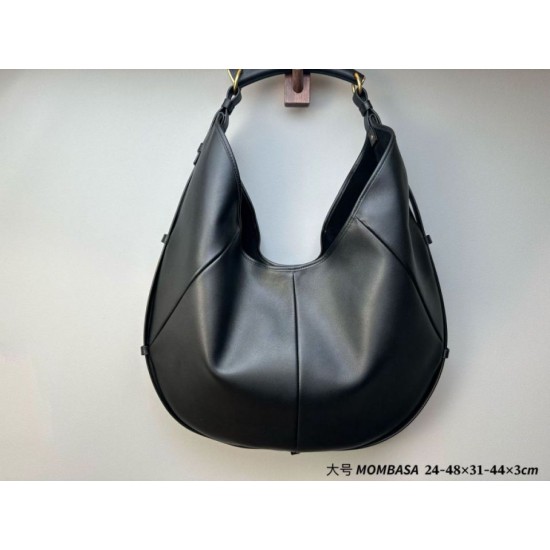 Replica di lusso Borse Firmate a tracolla grande YSL Saint Laurent Mombasa nera Imitazioni Cloni Borse Firmate Replica a tracolla grande YSL Saint Laurent Mombasa nera firmate