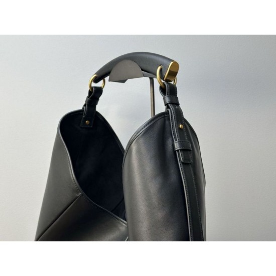 Replica di lusso Borse Firmate a tracolla grande YSL Saint Laurent Mombasa nera Imitazioni Cloni Borse Firmate Replica a tracolla grande YSL Saint Laurent Mombasa nera firmate