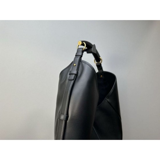 Replica di lusso Borse Firmate a tracolla grande YSL Saint Laurent Mombasa nera Imitazioni Cloni Borse Firmate Replica a tracolla grande YSL Saint Laurent Mombasa nera firmate