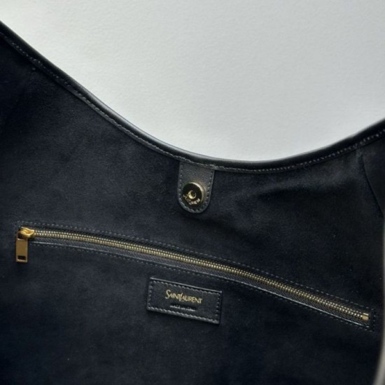 Replica di lusso Borse Firmate a tracolla grande YSL Saint Laurent Mombasa nera Imitazioni Cloni Borse Firmate Replica a tracolla grande YSL Saint Laurent Mombasa nera firmate