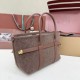 Replica di lusso Borsa shopper Loro Piana Ghiera Marrone Imitazioni Cloni Borsa shopper Loro Piana Ghiera Marrone firmate