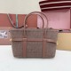 Replica di lusso Borsa shopper Loro Piana Ghiera Marrone Imitazioni Cloni Borsa shopper Loro Piana Ghiera Marrone firmate