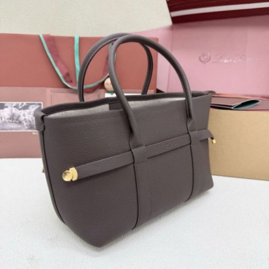 Cloni Borsa shopper Loro Piana Ghiera caffè firmate