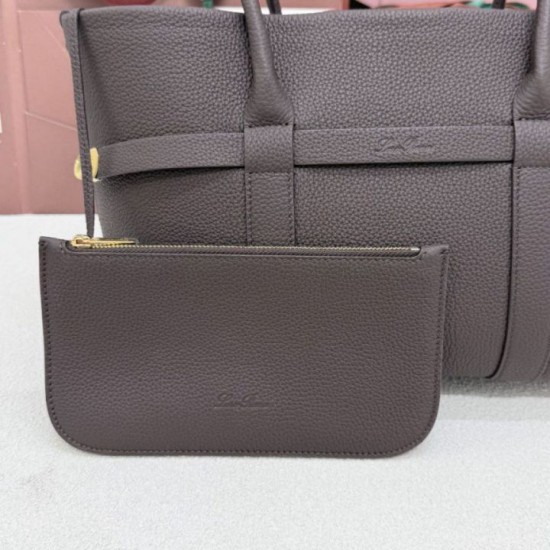 Cloni Borsa shopper Loro Piana Ghiera caffè firmate