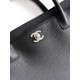 Replica di lusso Borsa tote Chanel Executive Cerf nera Imitazioni Cloni Borsa tote Chanel Executive Cerf nera firmate