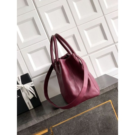 Replica di lusso Borse tote Chanel Executive Cerf Borgogna Imitazioni Replica Borse tote Chanel Executive Cerf Borgogna firmate