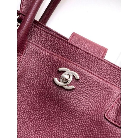 Replica di lusso Borse tote Chanel Executive Cerf Borgogna Imitazioni Replica Borse tote Chanel Executive Cerf Borgogna firmate