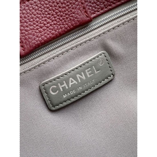 Replica di lusso Borse Firmate shopper Chanel Cerf Executive in pelle di vitello 32cm Borgogna Imitazioni Cloni Borse Firmate Replica shopper Chanel Cerf Executive in pelle di vitello 32cm Borgogna firmate