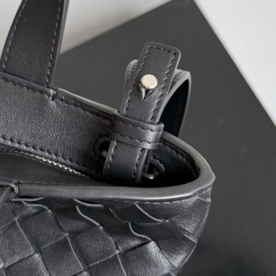 Replica di lusso Borse Imitazioni tote unsex piccola con cerniera intrecciata Bottega Veneta Nero Imitazioni Cloni Borse Imitazioni tote unsex piccola con cerniera intrecciata Bottega Veneta Nero firmate