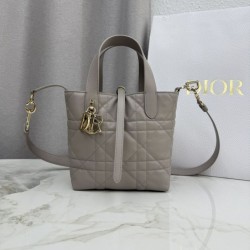 Replica Borse tote verticale Dior Toujours piccola Grigia firmate
