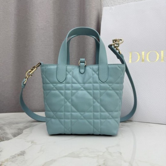 Replica di lusso Borsa tote verticale Dior Toujours piccola Blu Imitazioni Cloni Borsa tote verticale Dior Toujours piccola Blu firmate