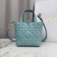 Replica di lusso Borsa tote verticale Dior Toujours piccola Blu Imitazioni Cloni Borsa tote verticale Dior Toujours piccola Blu firmate
