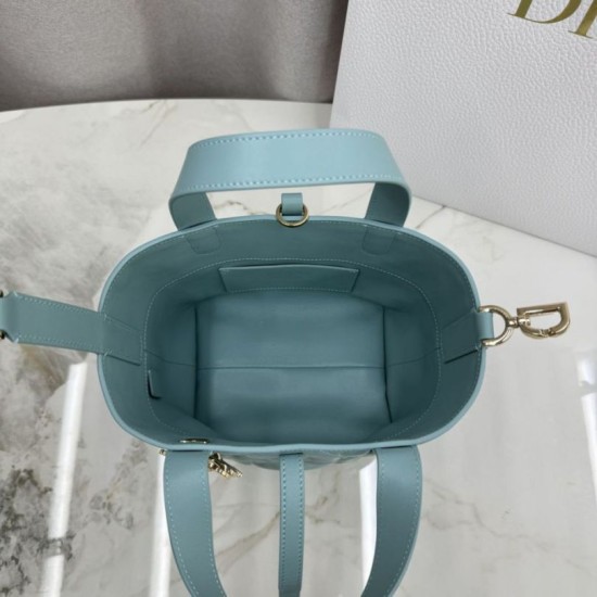 Replica di lusso Borsa tote verticale Dior Toujours piccola Blu Imitazioni Cloni Borsa tote verticale Dior Toujours piccola Blu firmate