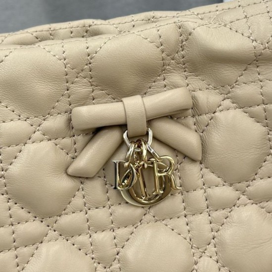 Replica di lusso Mini secchiello Dior Adiorable Albicocca Imitazioni Cloni Mini secchiello Dior Adiorable Albicocca firmate