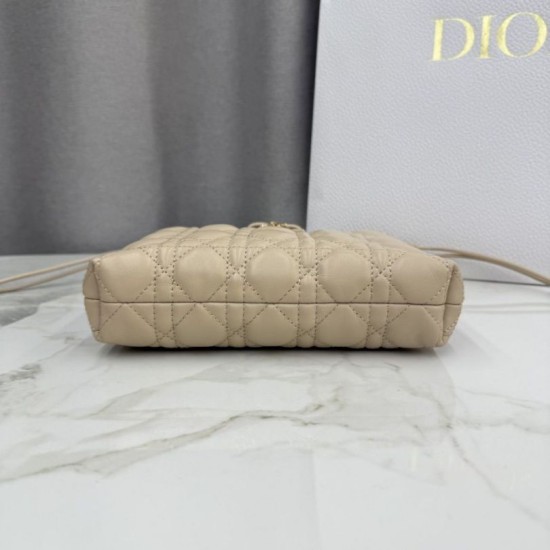 Replica di lusso Mini secchiello Dior Adiorable Albicocca Imitazioni Cloni Mini secchiello Dior Adiorable Albicocca firmate