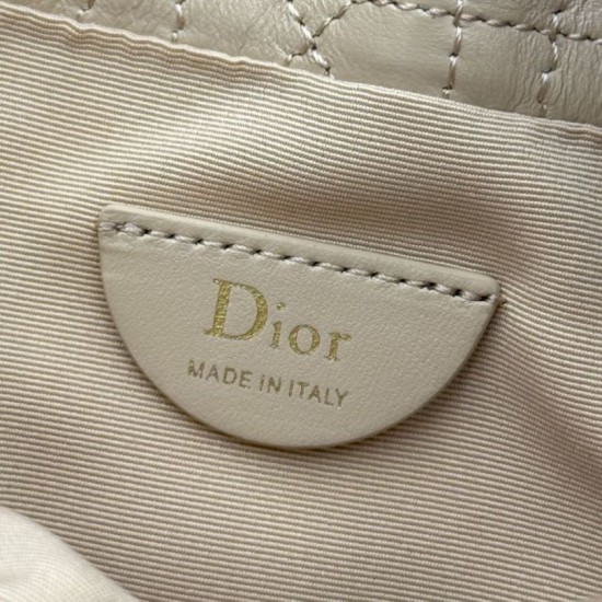 Replica di lusso Mini secchiello Dior Adiorable Albicocca Imitazioni Cloni Mini secchiello Dior Adiorable Albicocca firmate
