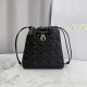 Replica di lusso Mini secchiello Dior Adiorable nera Imitazioni Cloni Mini secchiello Dior Adiorable nera firmate