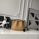 Cloni Borsa a secchiello Chanel AP5317 con coulisse scamosciata marrone firmate