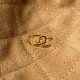 Cloni Borsa a secchiello Chanel AP5317 con coulisse scamosciata marrone firmate