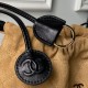 Cloni Borsa a secchiello Chanel AP5317 con coulisse scamosciata marrone firmate
