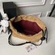 Cloni Borsa a secchiello Chanel AP5317 con coulisse scamosciata marrone firmate