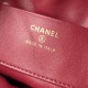 Cloni Borsa a secchiello Chanel AP5317 con coulisse scamosciata marrone firmate