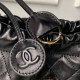 Replica di lusso Borsa a secchiello trapuntata Chanel 26s con coulisse AP5317 Nero Imitazioni Cloni Borsa a secchiello trapuntata Chanel 26s con coulisse AP5317 Nero firmate