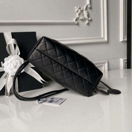 Replica di lusso Borsa a secchiello trapuntata Chanel 26s con coulisse AP5317 Nero Imitazioni Cloni Borsa a secchiello trapuntata Chanel 26s con coulisse AP5317 Nero firmate