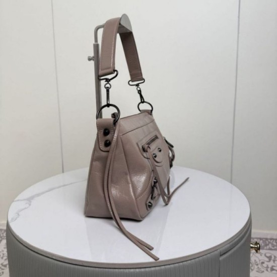 Replica di lusso Borsa a tracolla Balenciaga Le City Moto piccola/media Imitazioni Cloni Borsa a tracolla Balenciaga Le City Moto piccola/media firmate