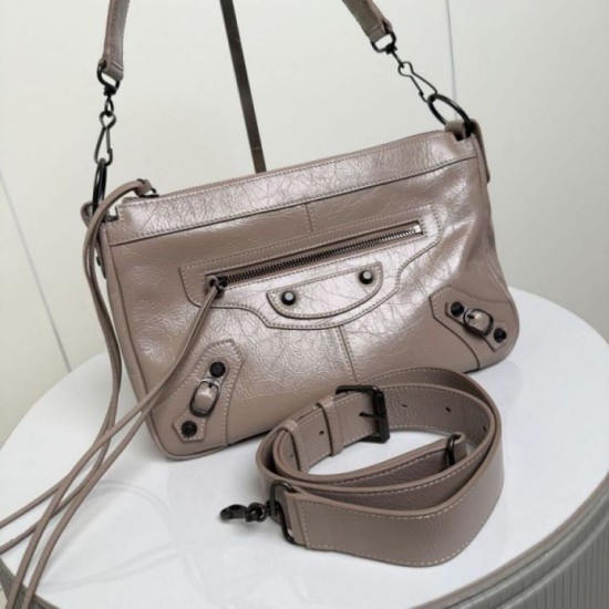 Replica di lusso Borsa a tracolla Balenciaga Le City Moto piccola/media Imitazioni Cloni Borsa a tracolla Balenciaga Le City Moto piccola/media firmate
